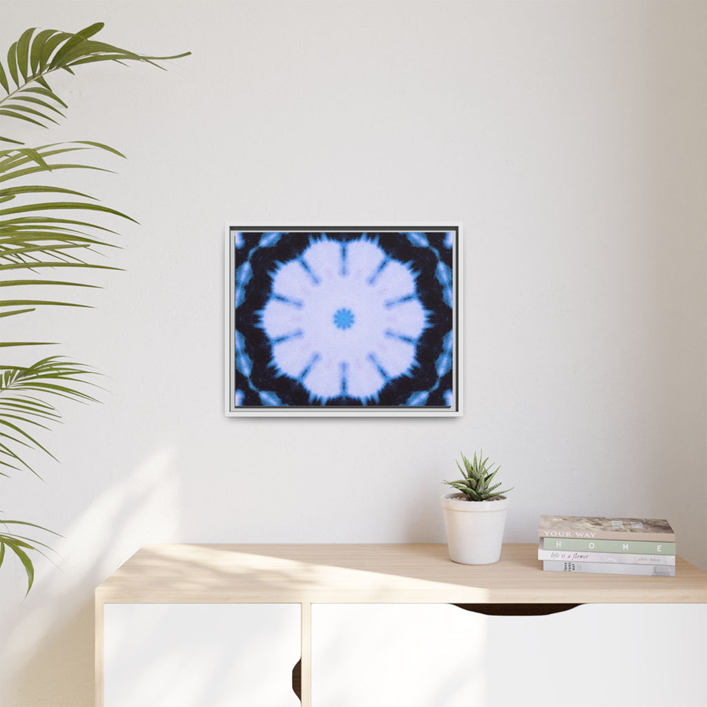 "SNWFLK" Cymatic Framed Matte Canvas