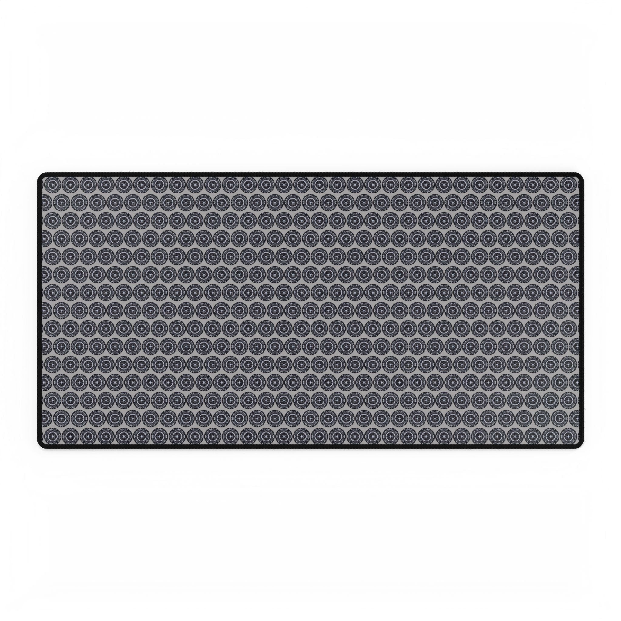 “MAYA” Cymatic AOP Office Desk Mat (Light Grey)