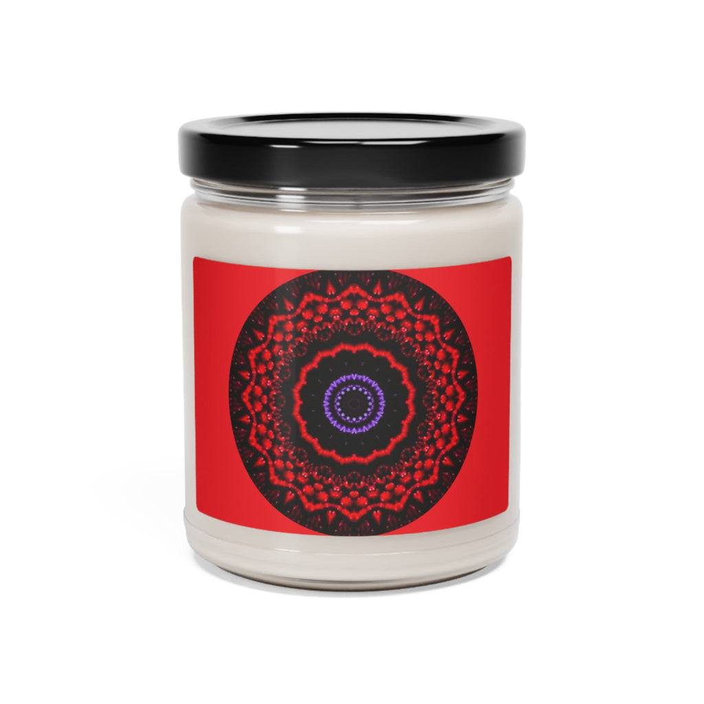 “VESI-2” Cymatic Scented Soy Candle 9oz (Red)