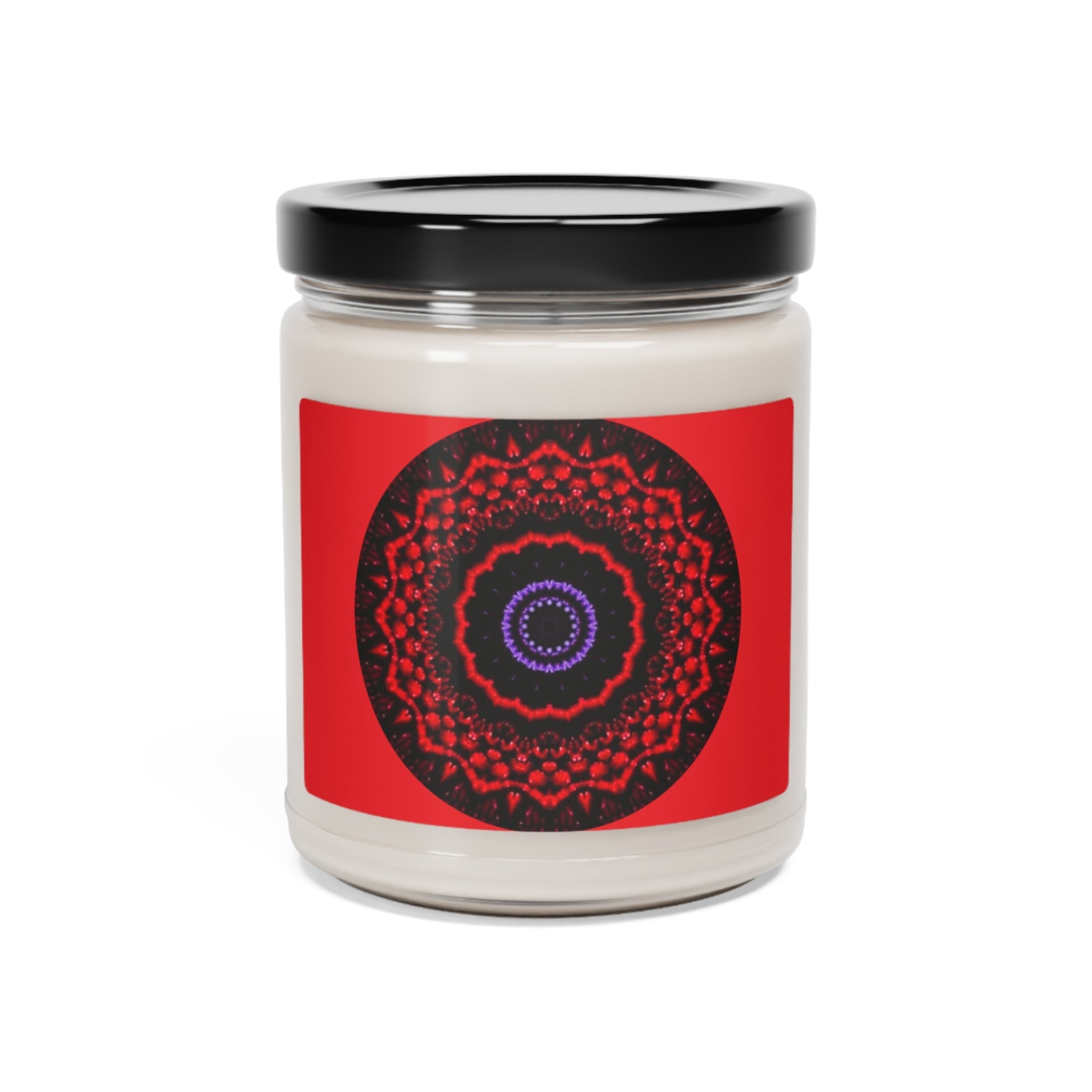 “VESI-2” Cymatic Scented Soy Candle 9oz (Red)