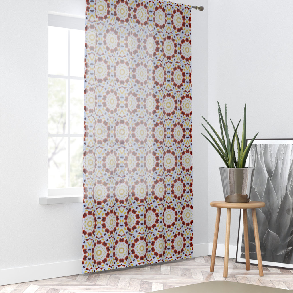 "MOSAiC" Cymatic Print Window Curtain