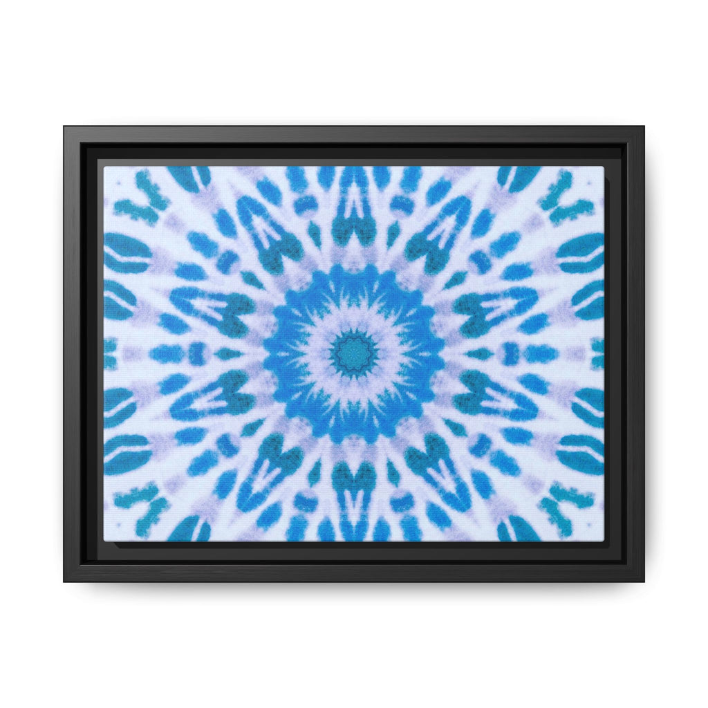 "E-VEIL I" Cymatic Framed Matte Canvas