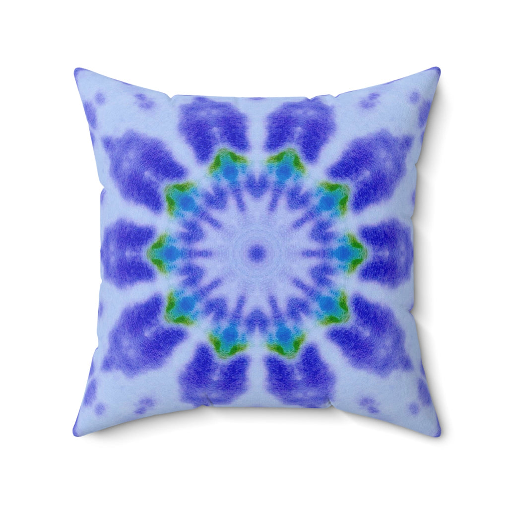 "LOTUS" Cymatic Print Square Cushion