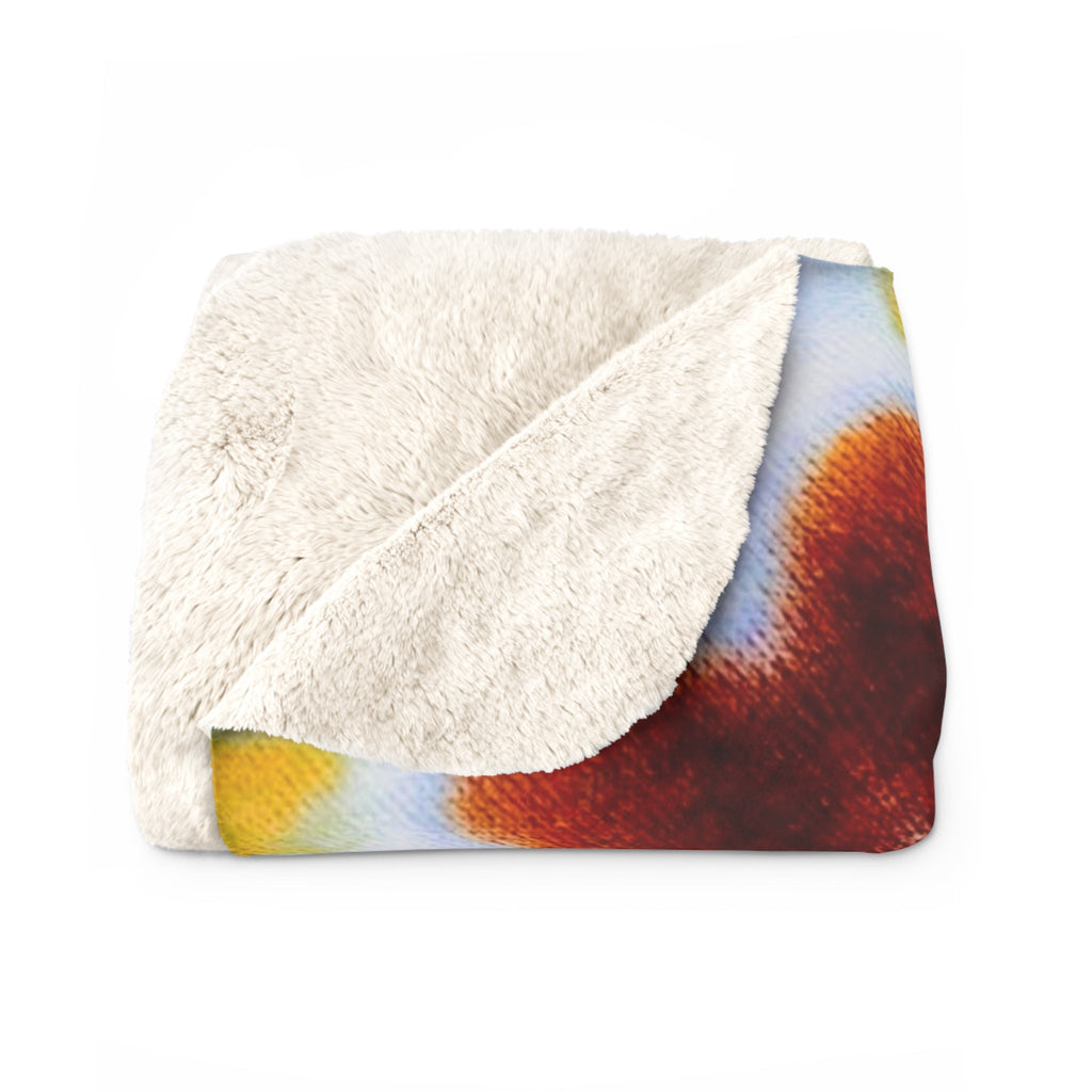 "MOSAiC" Cymatic Sherpa Fleece Blanket