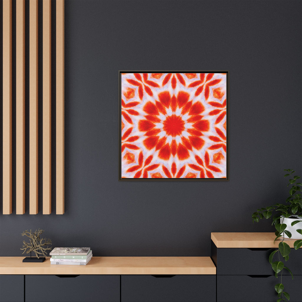 "SACRAL" Cymatic Framed Matte Canvas