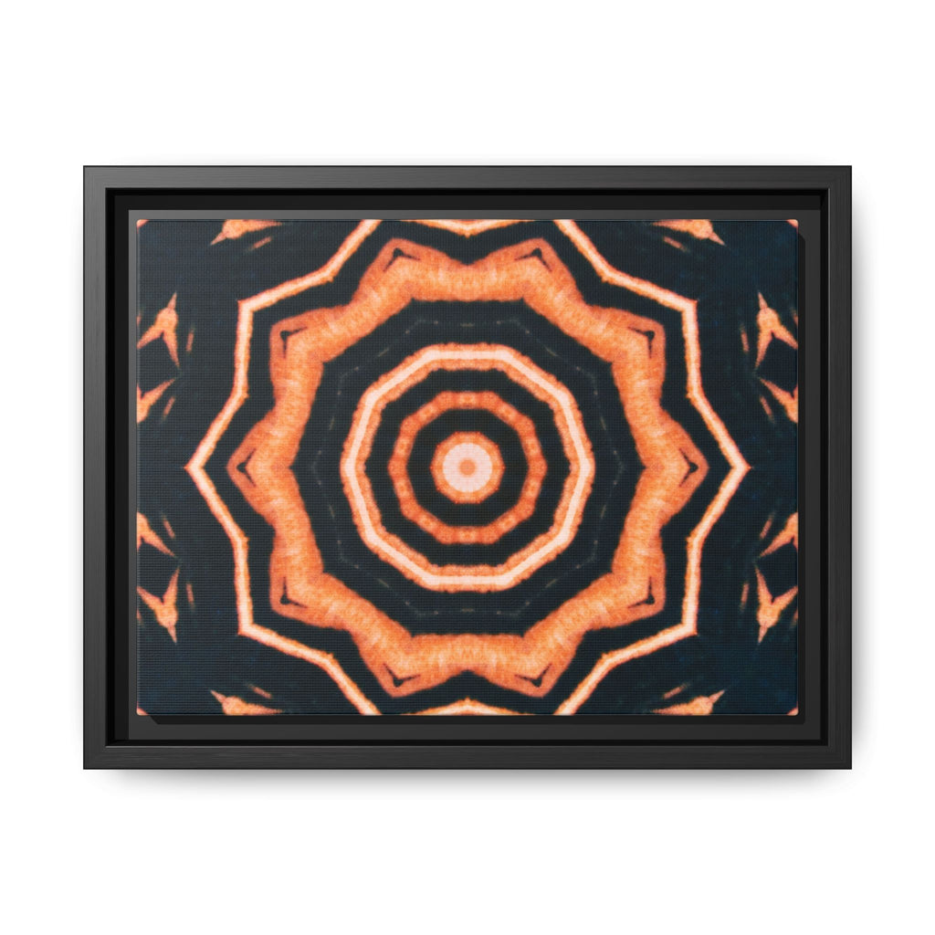 "417" Cymatic Framed Matte Canvas