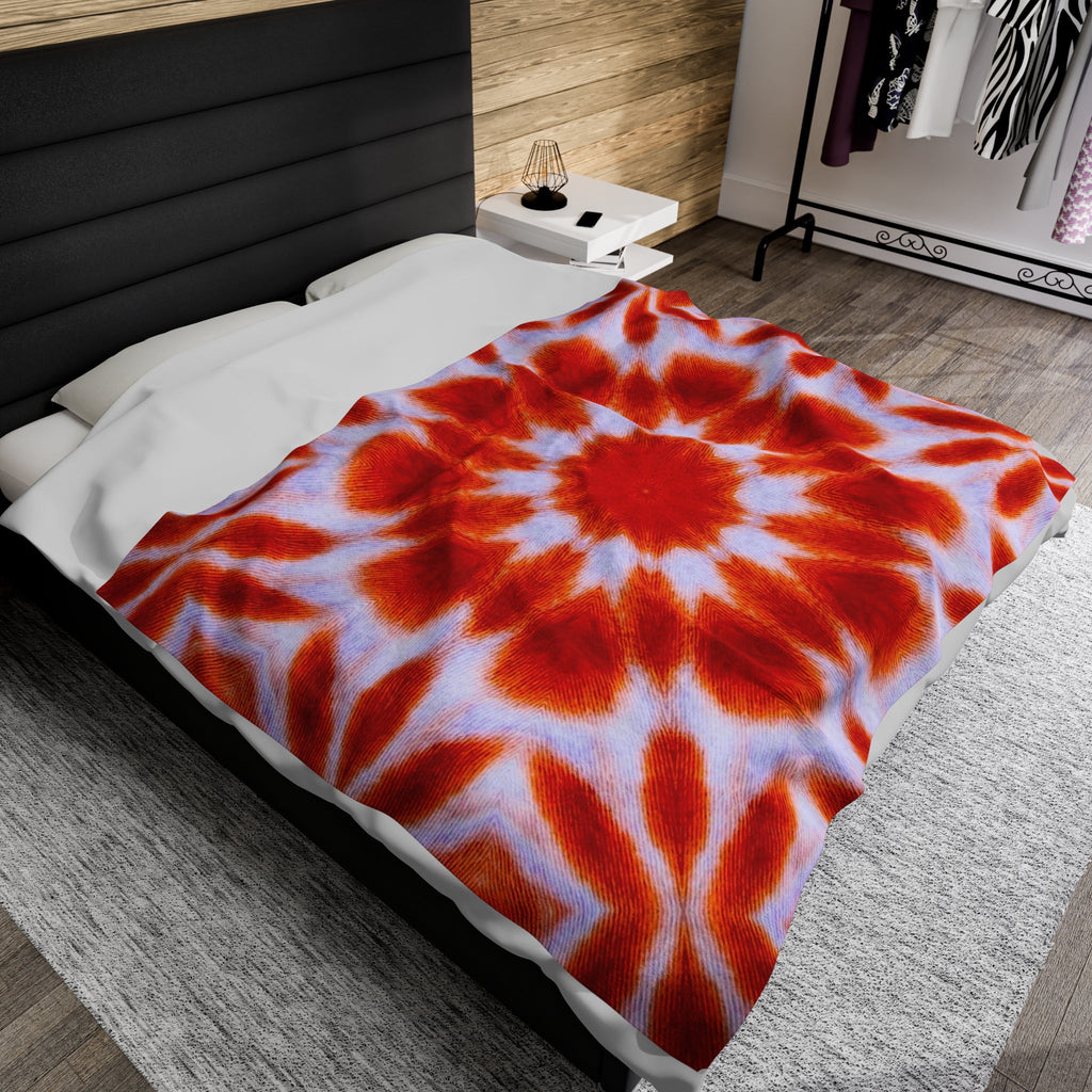 “SACRAL” Cymatic Velveteen Plush Blanket