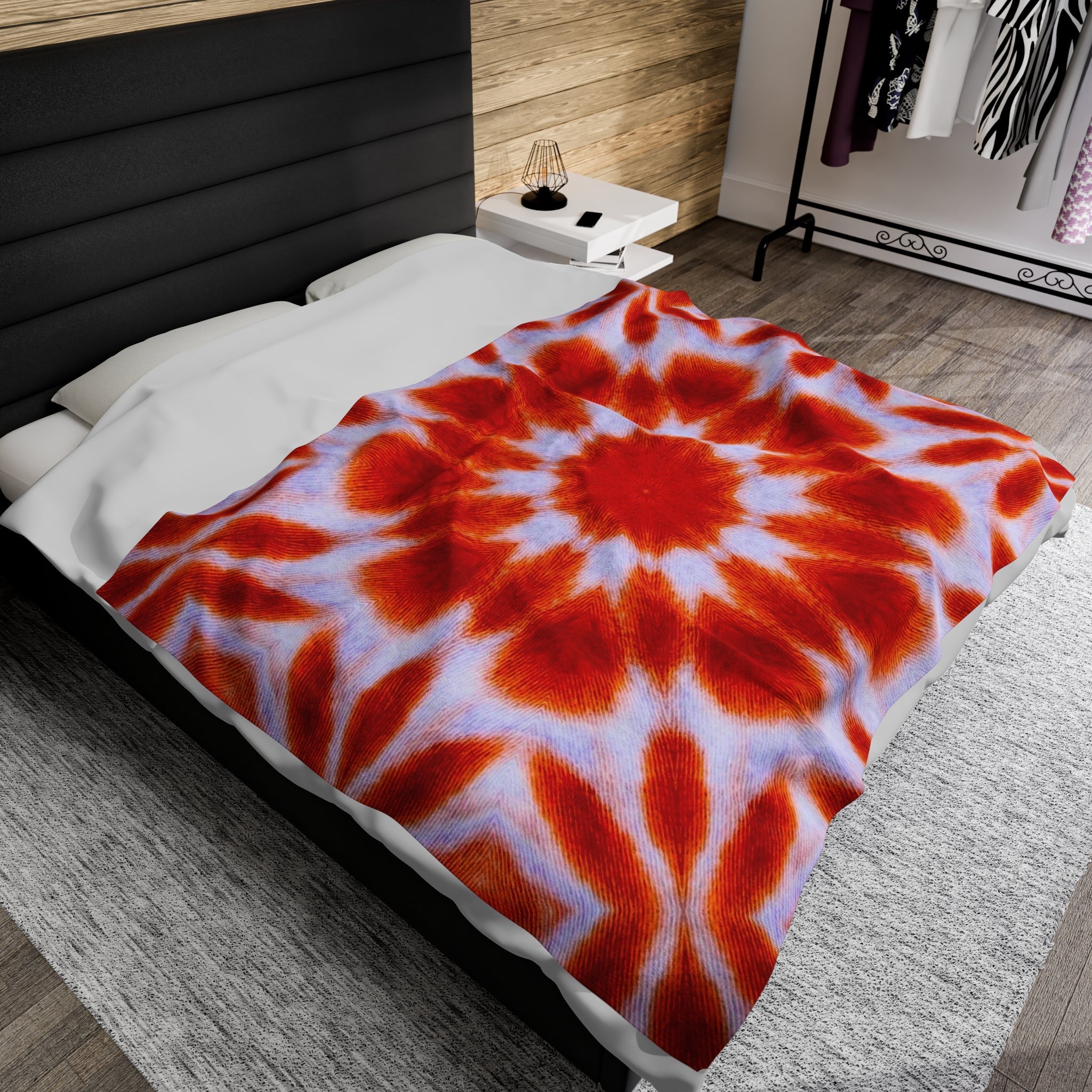 “SACRAL” Cymatic Velveteen Plush Blanket