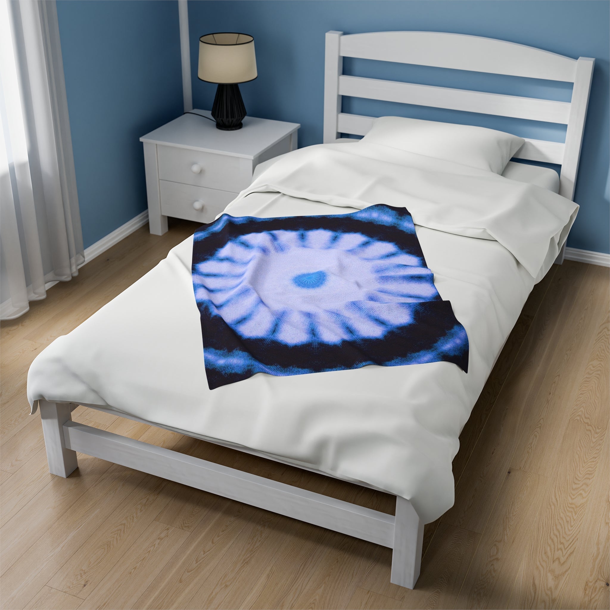 “SNWFLK-2” Cymatic Velveteen Blanket