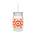 SACRAL Cymatic Mason Jar Tumbler with Straw