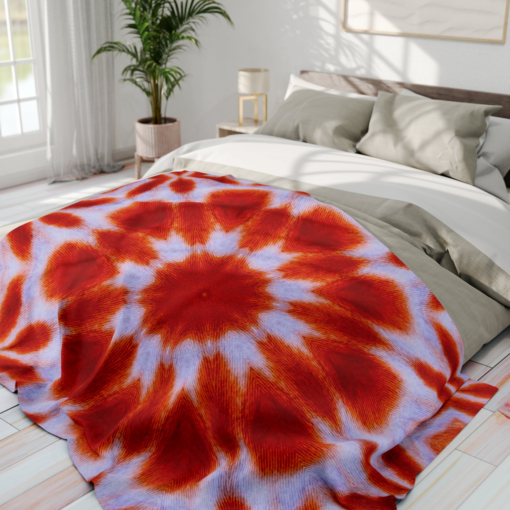 “SACRAL” Cymatic Arctic Fleece Blanket