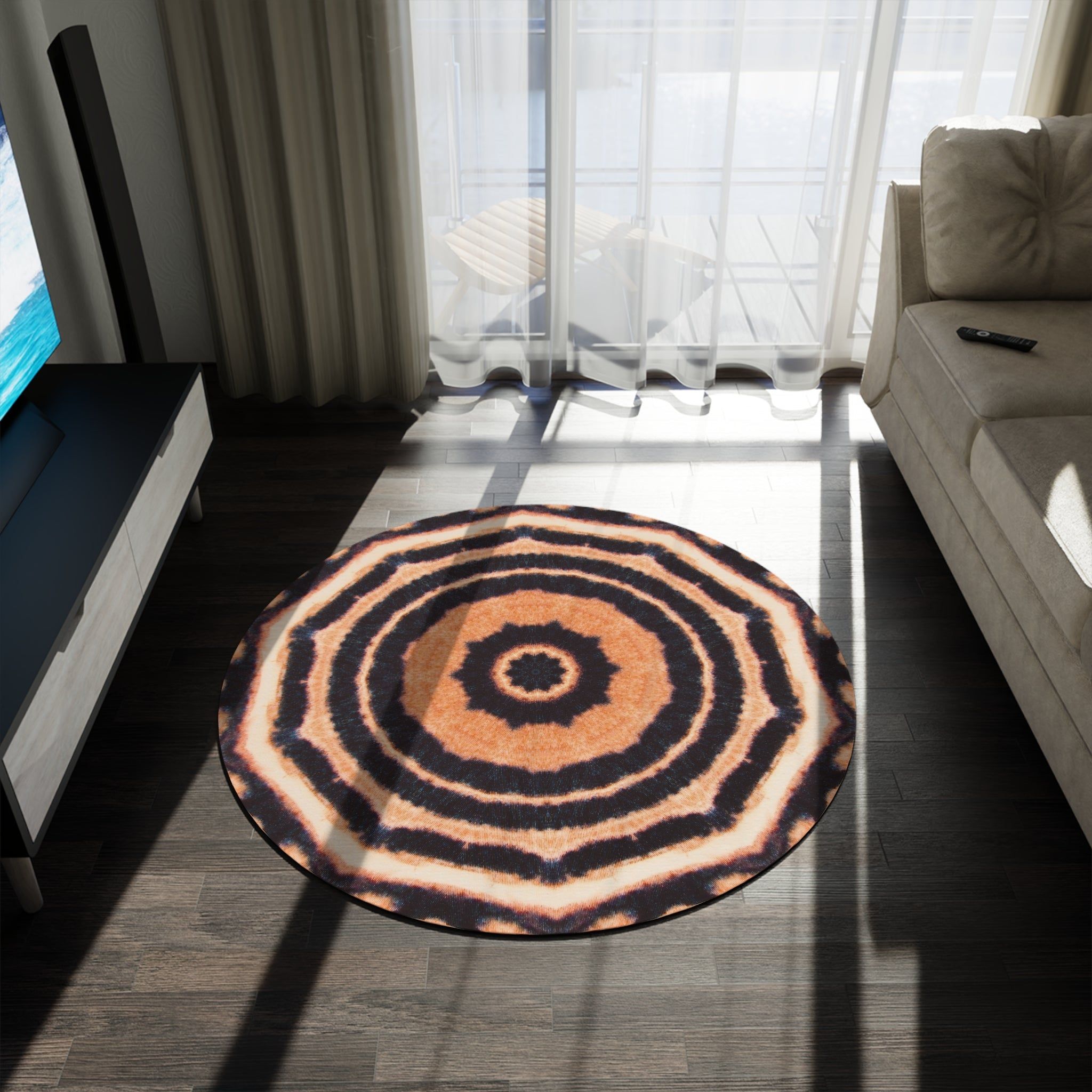“EYECEE” Cymatic Round Rug