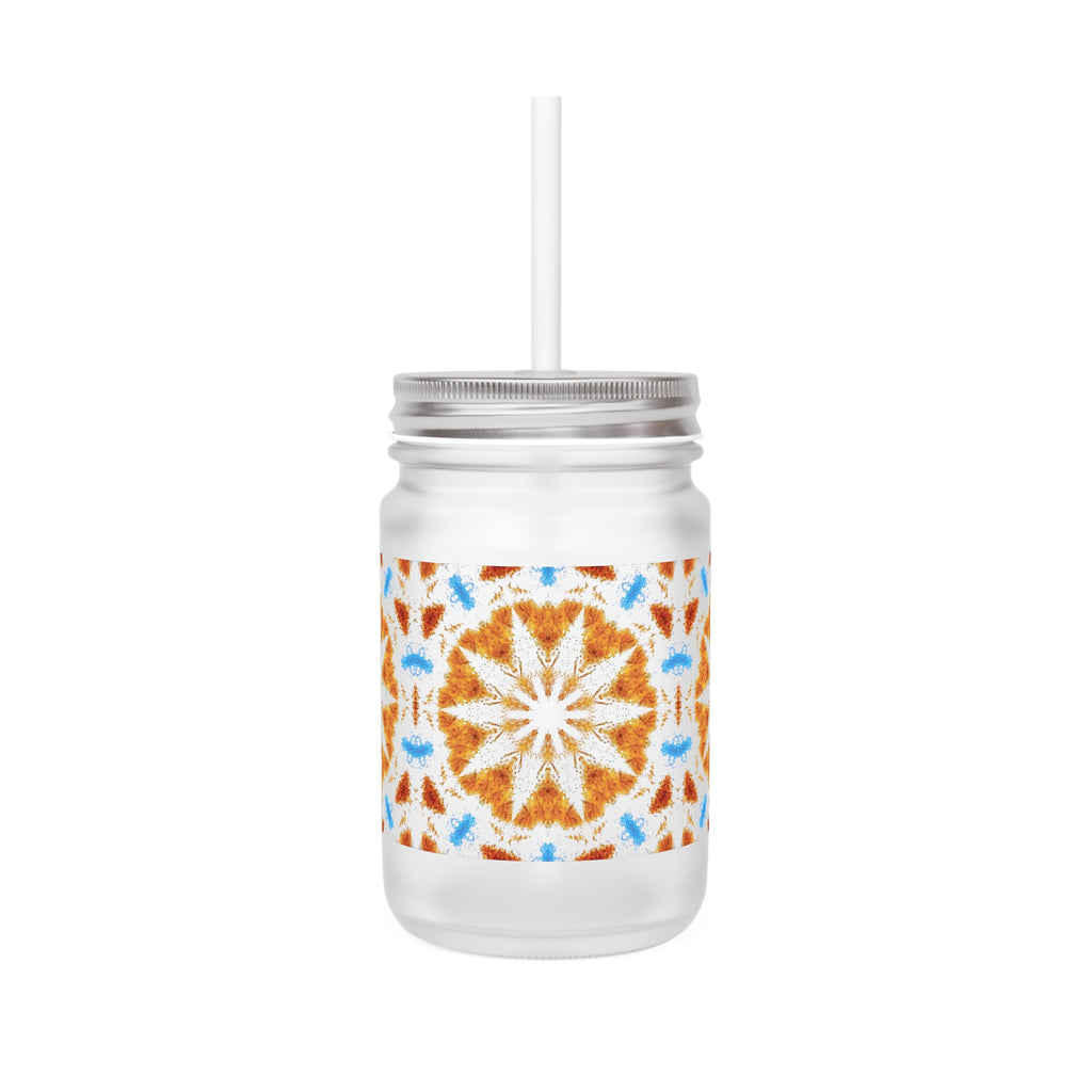 SOL Cymatic Mason Jar Tumbler with Straw