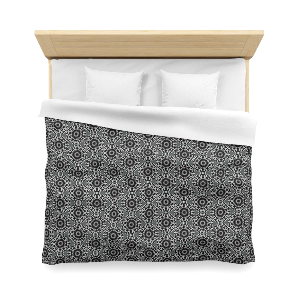 "E-VEIL I" Cymatic Duvet Cover (Dark Grey) - Housewarming