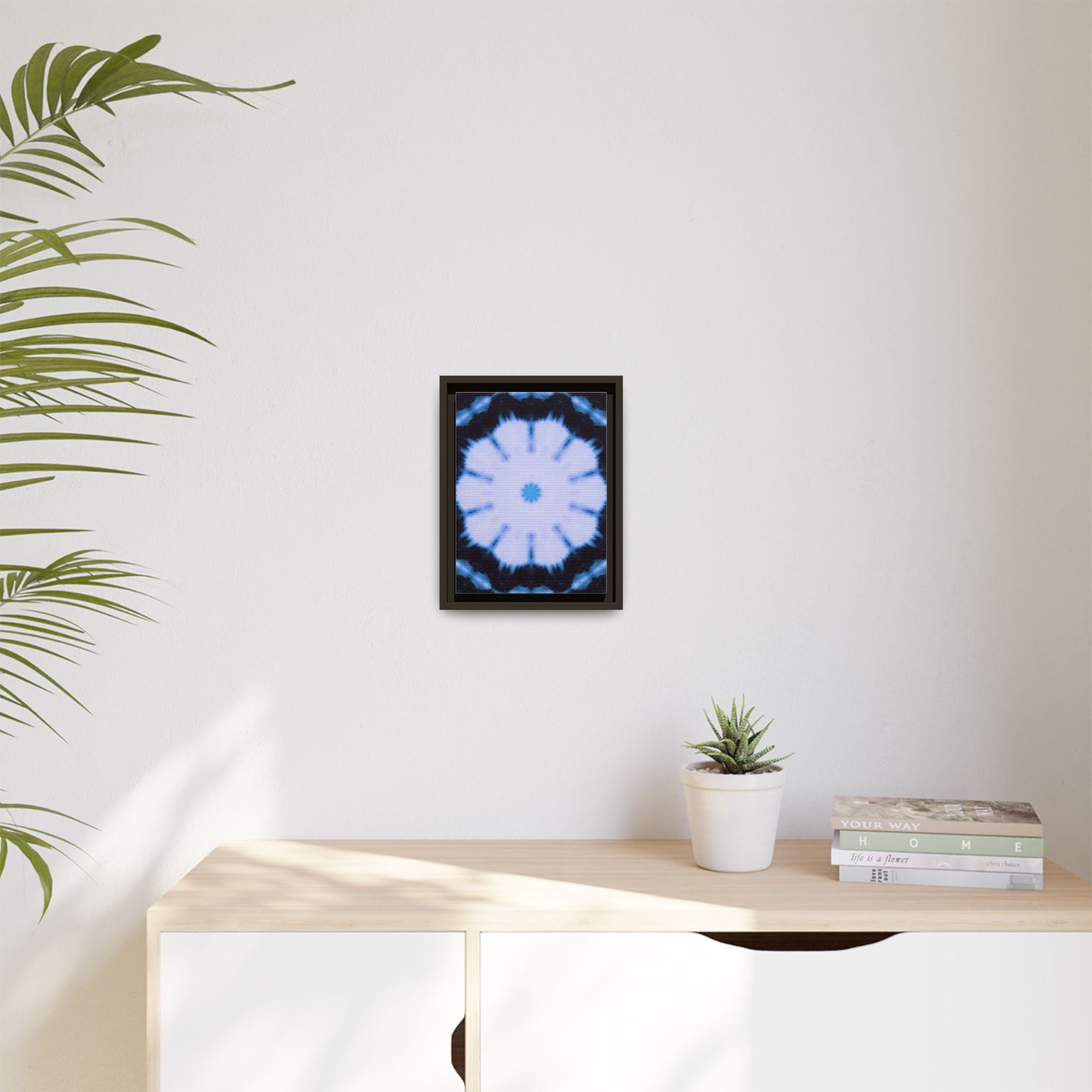 "SNWFLK" Cymatic Framed Matte Canvas