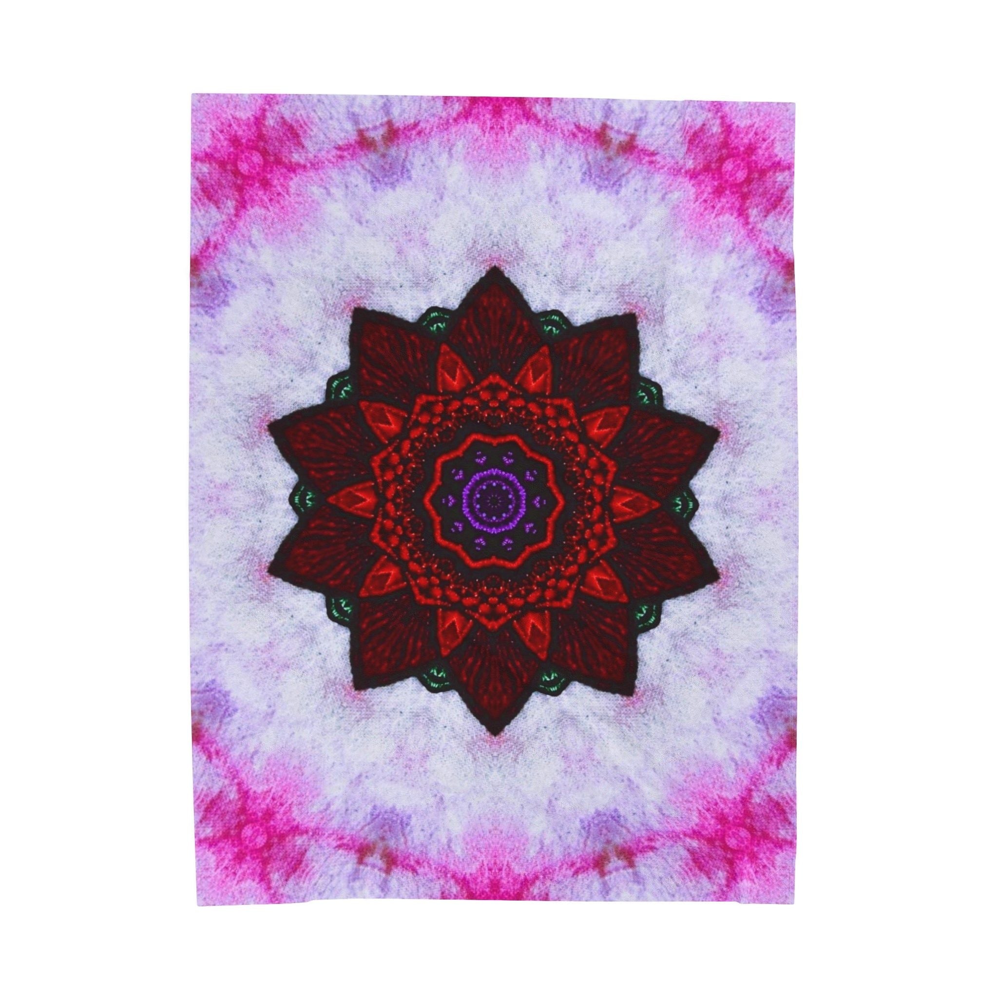 “VESI” Cymatic Velveteen Blanket