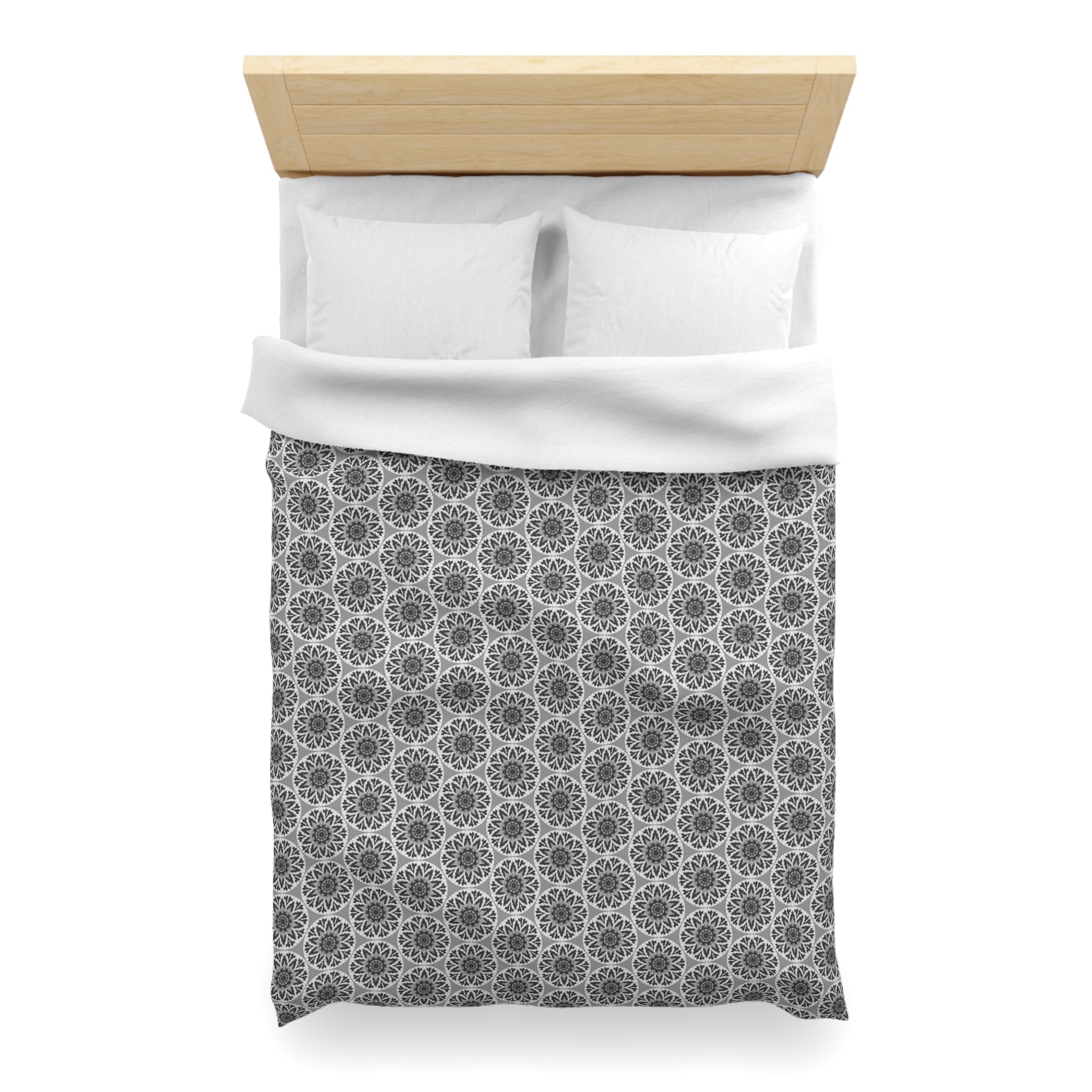 "GETA" Cymatic Duvet Cover (Grey) - Housewarming