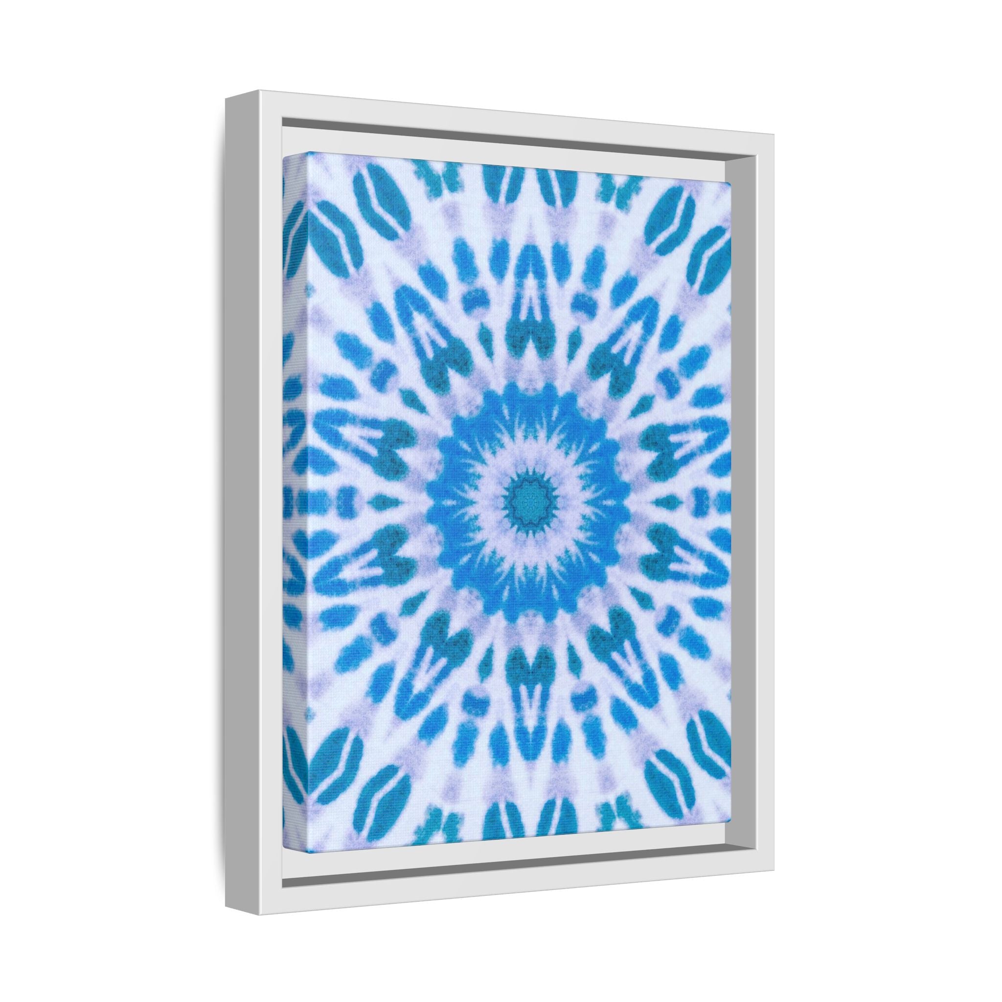 "E-VEIL I" Cymatic Framed Matte Canvas