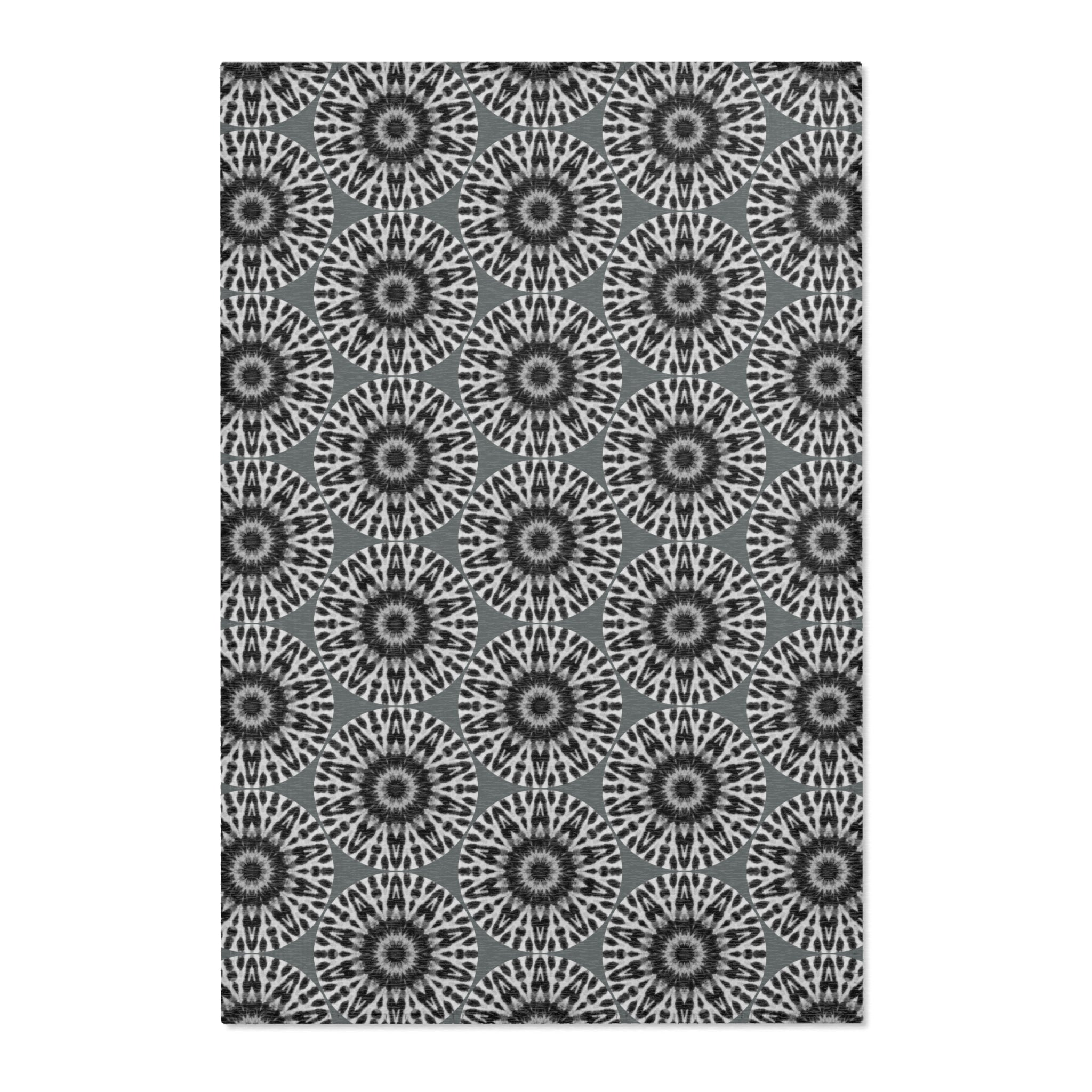“E-VEIL I” Cymatic Area Rug (Dark Grey) - Modern Home Decor