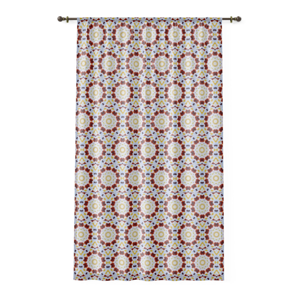 "MOSAiC" Cymatic Print Window Curtain