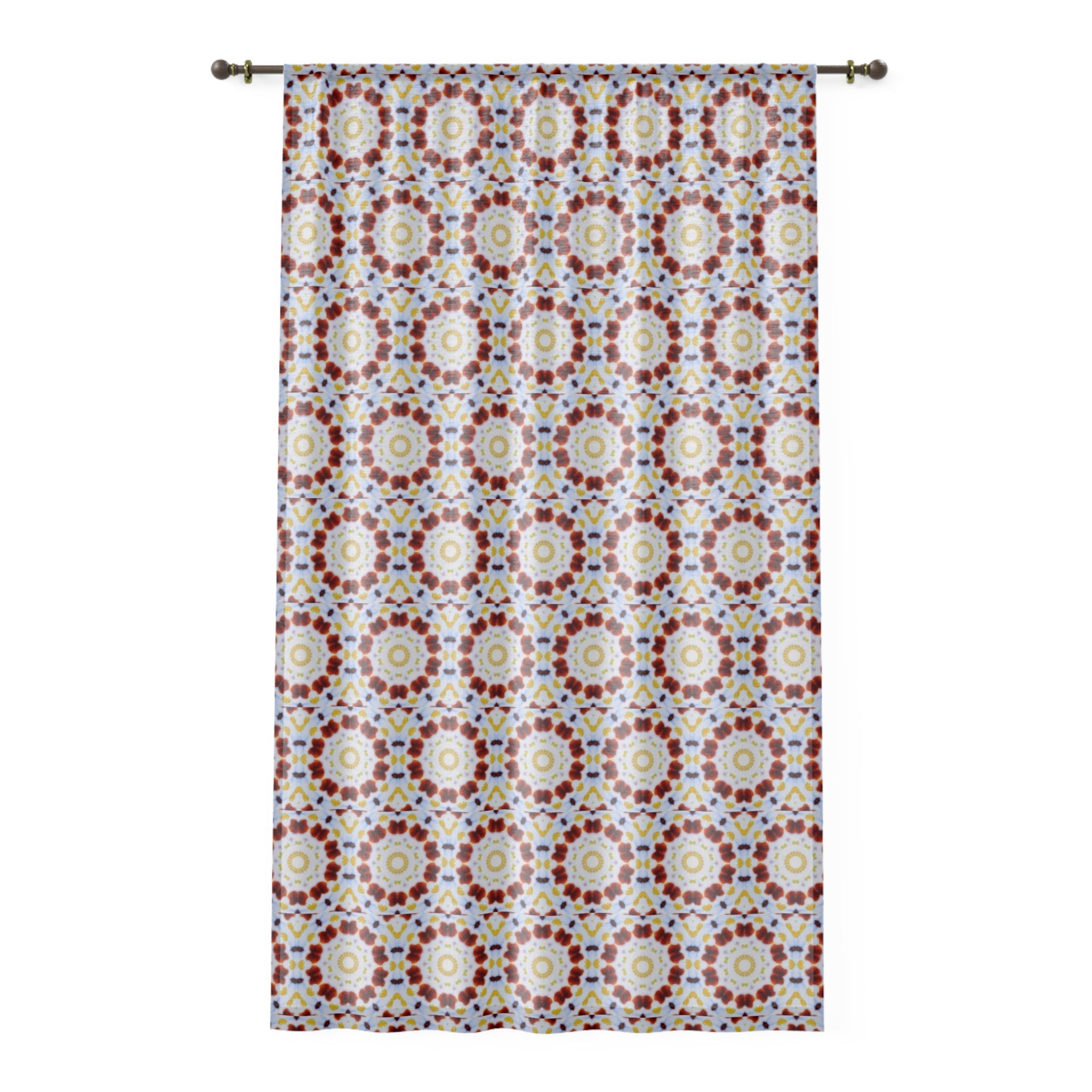 "MOSAiC" Cymatic Print Window Curtain