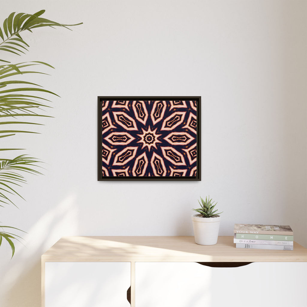 "E-CLPS" Cymatic Framed Matte Canvas