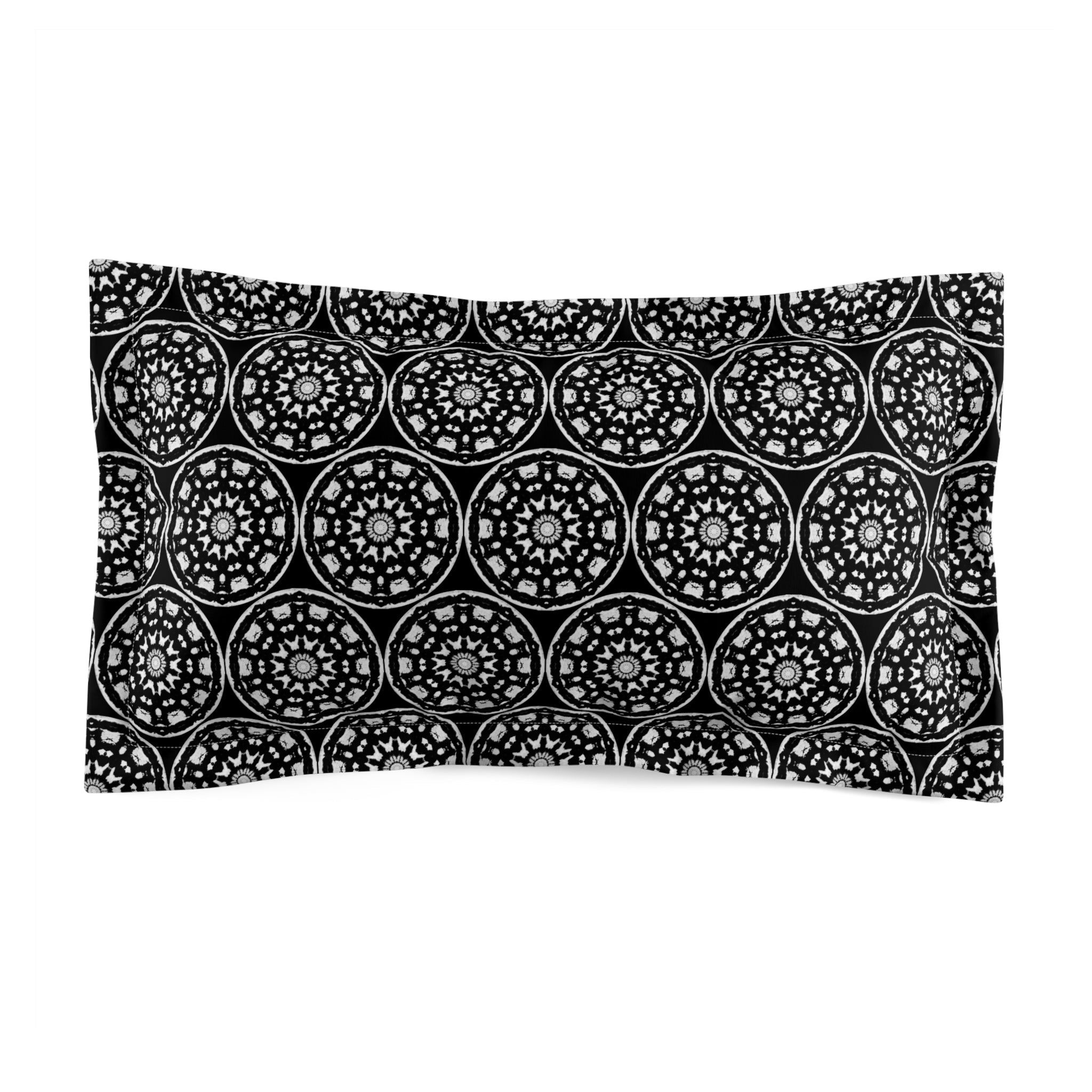 "STMPUNK" Cymatic AOP Pillow Sham (Black)
