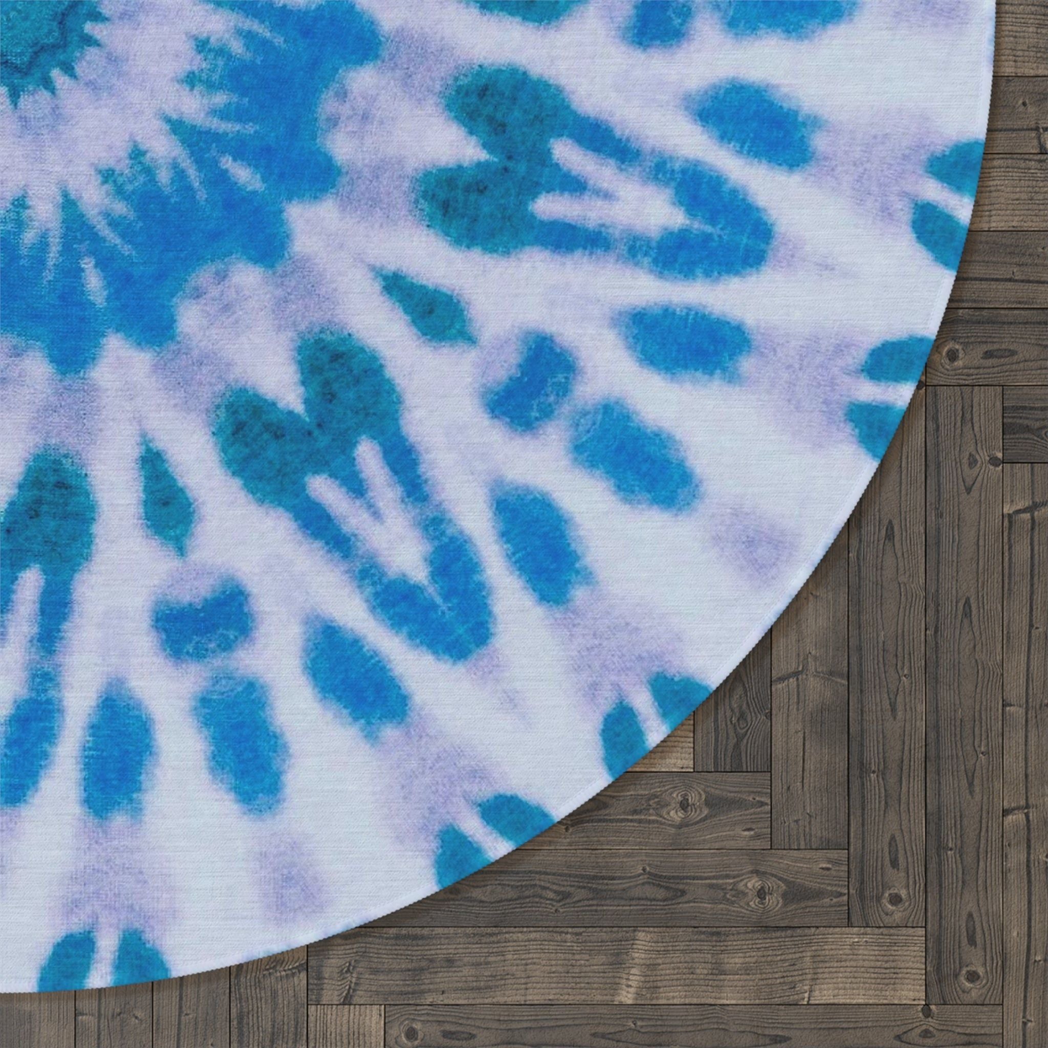 “E-VEIL I” Cymatic Round Rug