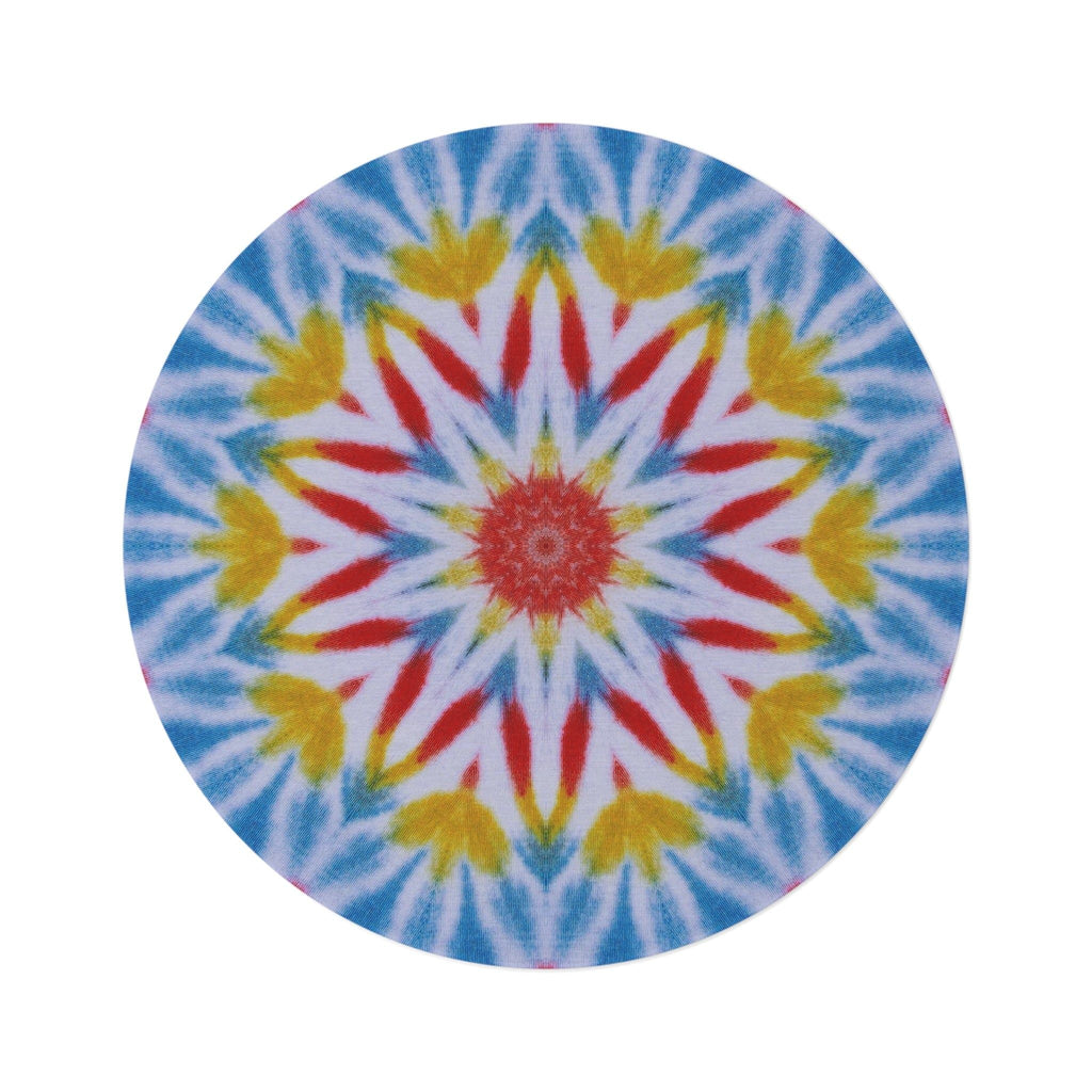 “CRISTOS” Cymatic Print Round Rug