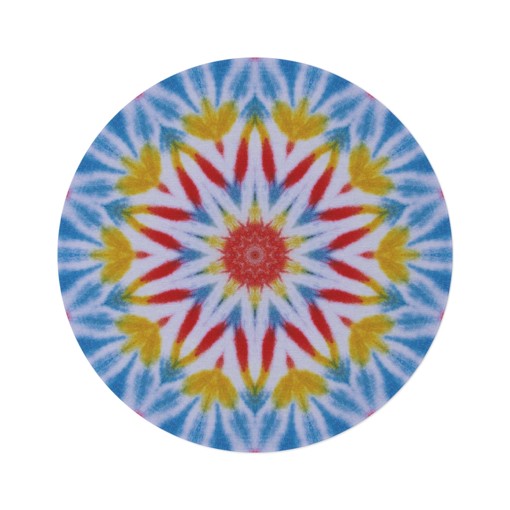 “CRISTOS” Cymatic Print Round Rug