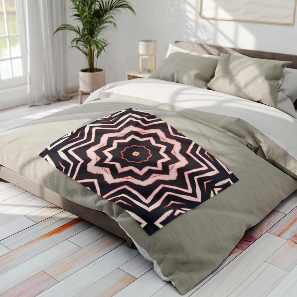 “A-BYSS” Cymatic Arctic Fleece Blanket