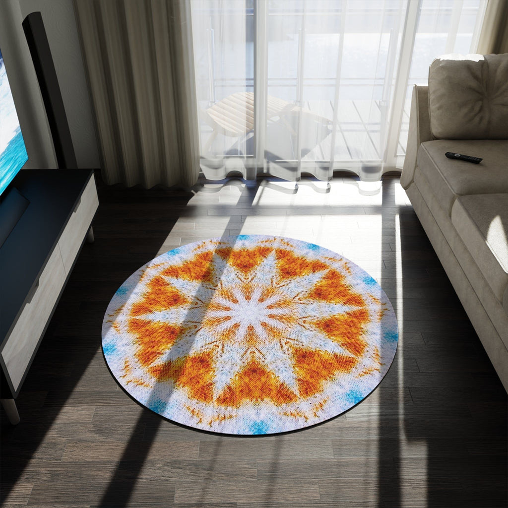 “SOL” Cymatic Round Rug