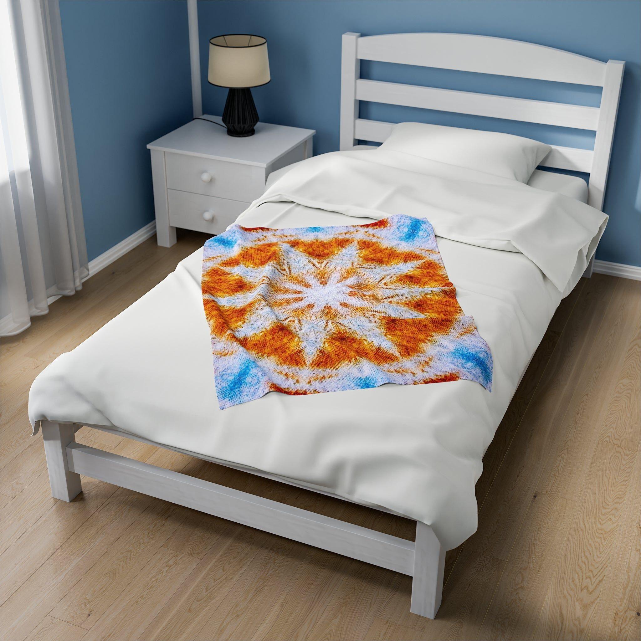 “SOL” Cymatic Velveteen Blanket
