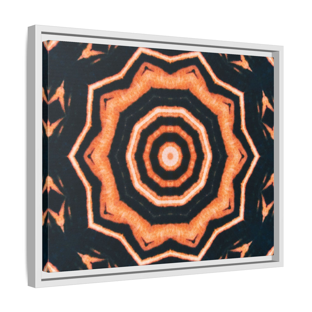 "417" Cymatic Framed Matte Canvas