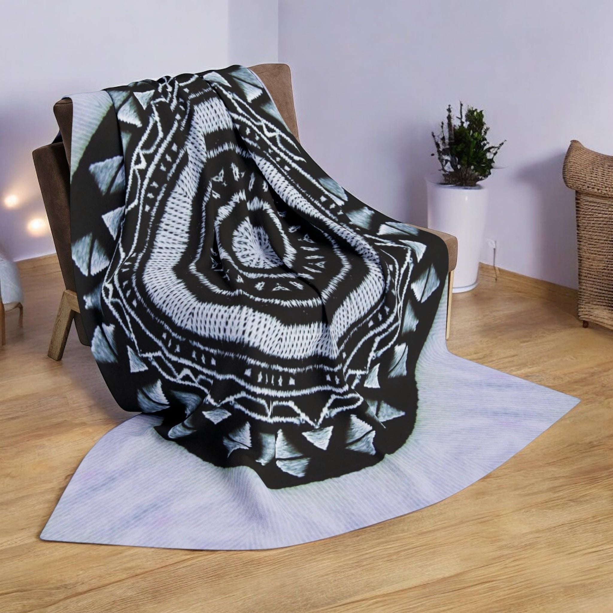 “MAYA” Cymatic Arctic Fleece Blanket