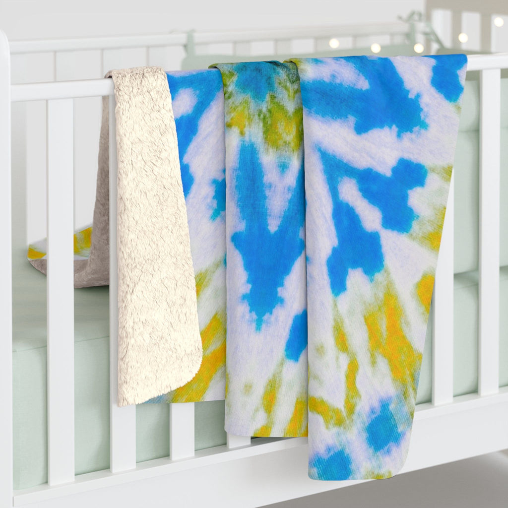 "GETA" Cymatic Sherpa Fleece Blanket