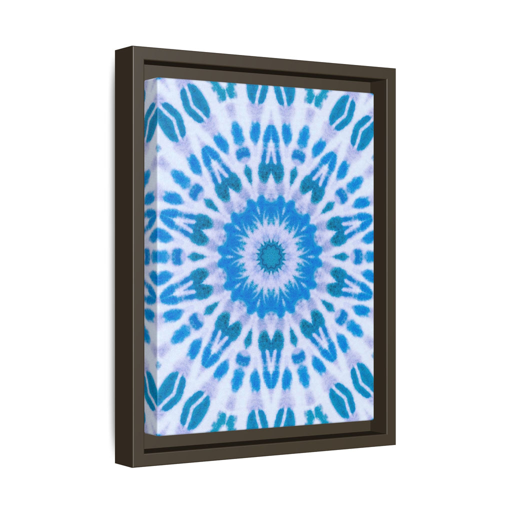 "E-VEIL I" Cymatic Framed Matte Canvas