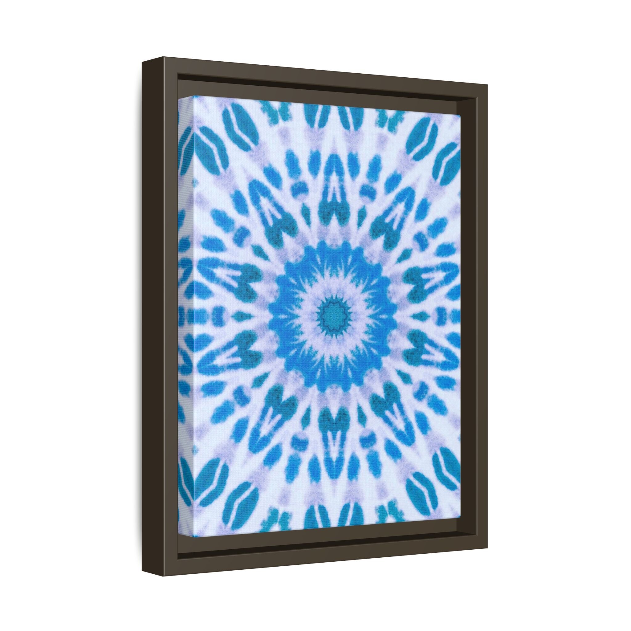 "E-VEIL I" Cymatic Framed Matte Canvas