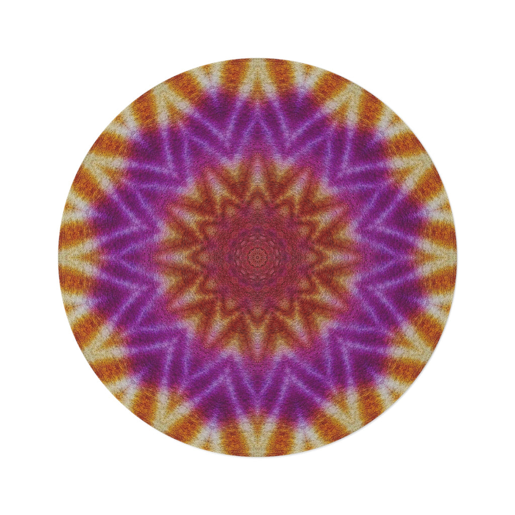 “OST3OS” Cymatic Round Rug