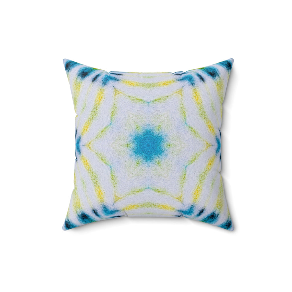 "CYMANTIQUE" Cymatic Print Square Cushion