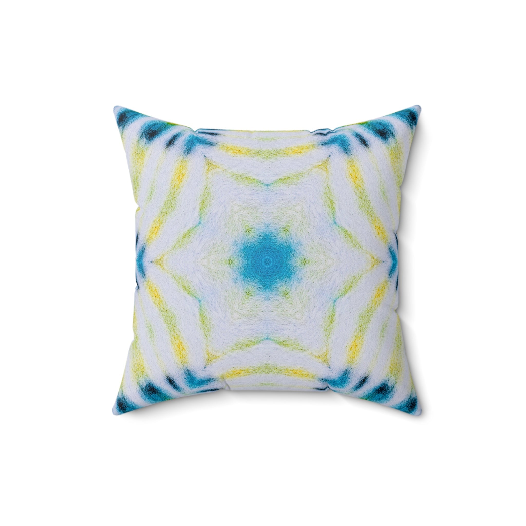 "CYMANTIQUE" Cymatic Print Square Cushion