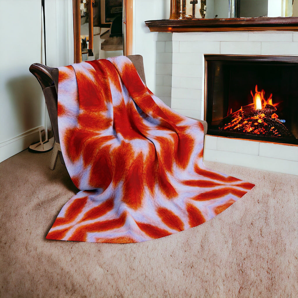 “SACRAL” Cymatic Arctic Fleece Blanket