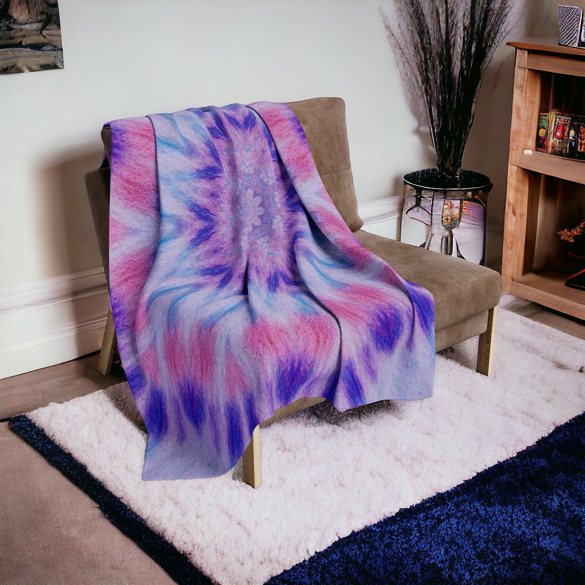“DAS33D” Cymatic Arctic Fleece Blanket